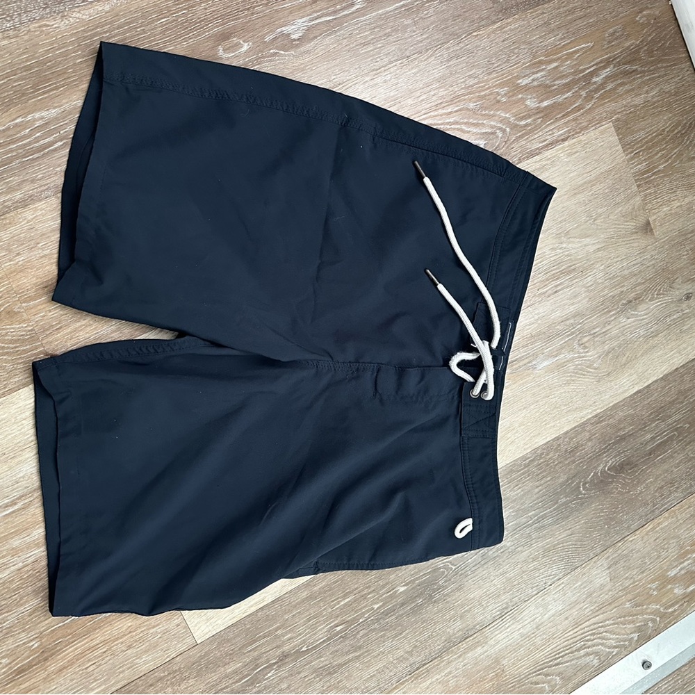 Abercrombie Navy Blue Swim Shorts with Drawstring